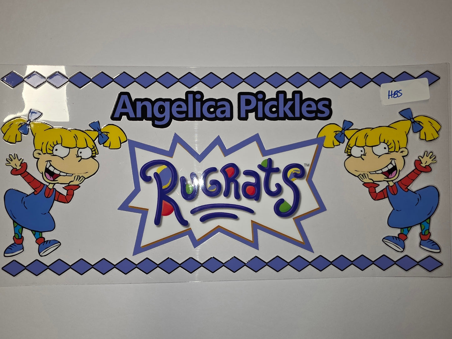 Angelica Pickles Rugrats Tumbler Cup Wrap - Retro 90s Cartoon Design