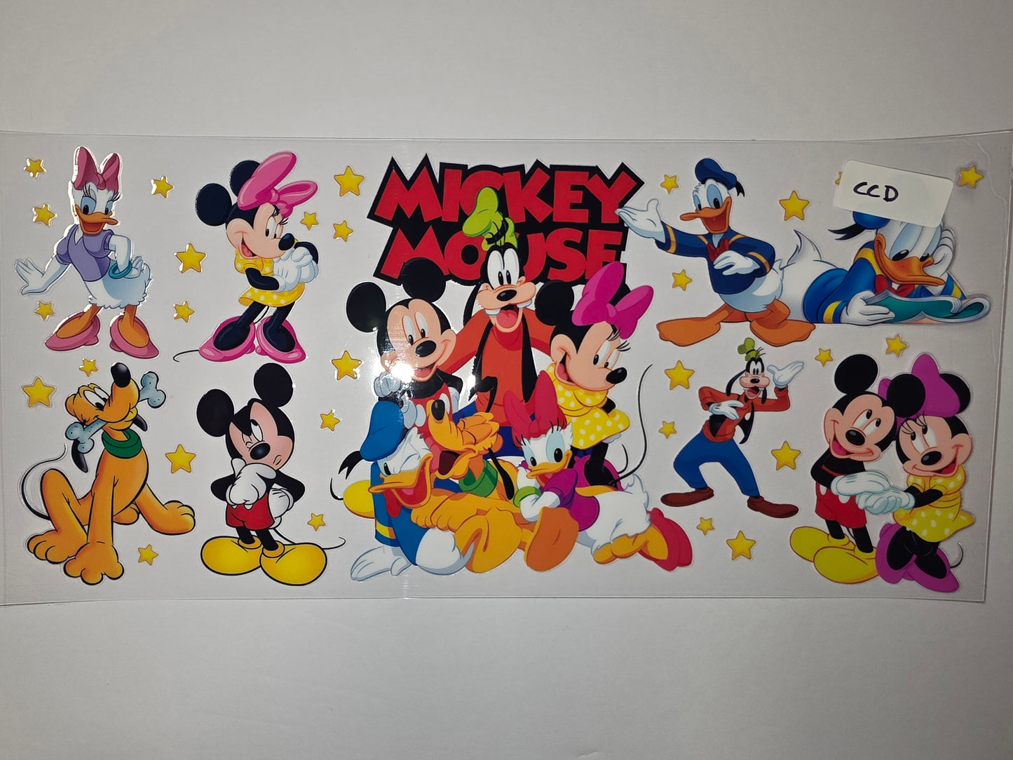 Mickey Mouse & Friends Tumbler Wrap - Classic Characters, Vibrant Colors, Fun Design