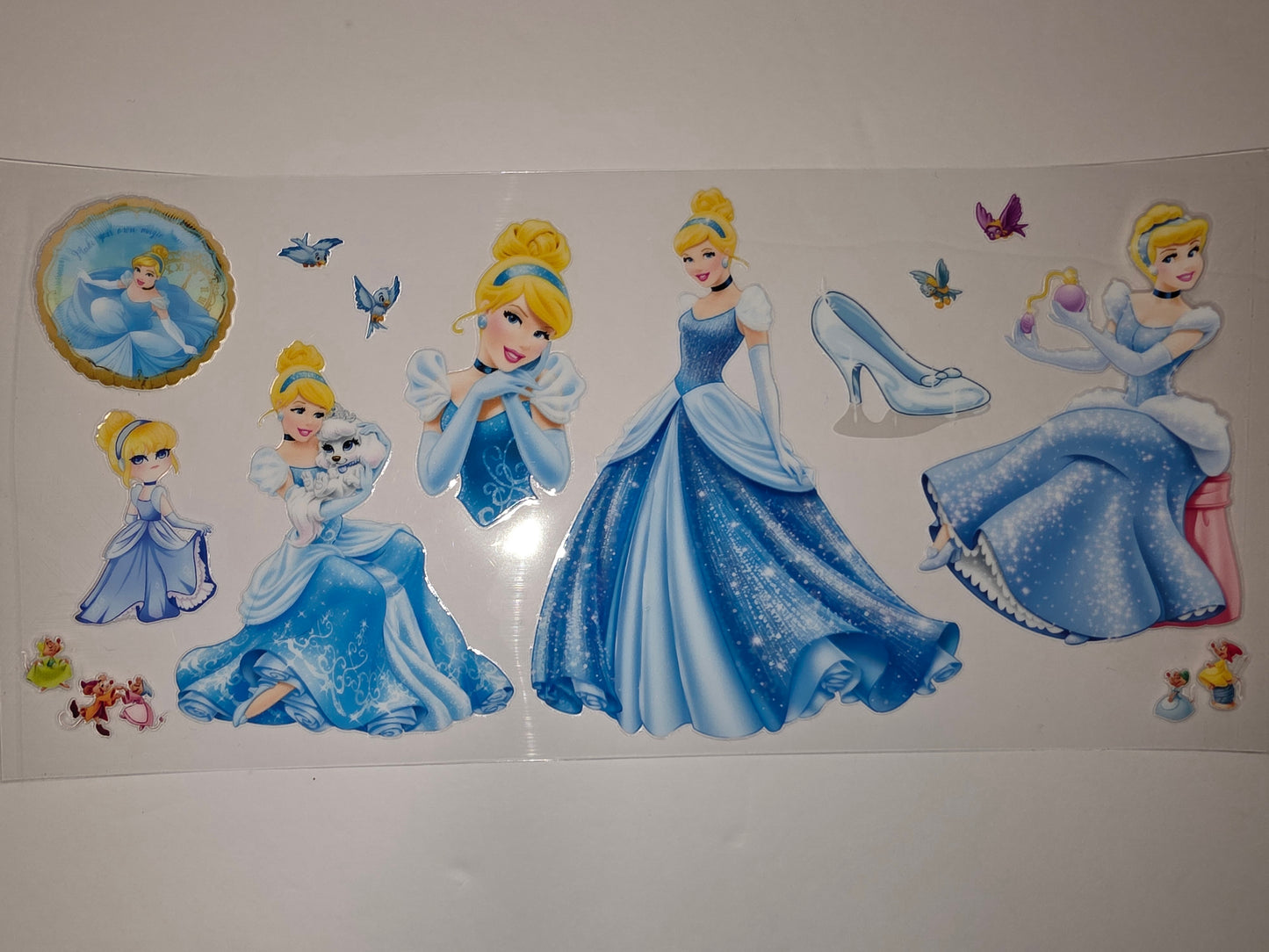 Enchanted Cinderella Blue Ball Gown Tumbler Wrap | Disney Princess Design