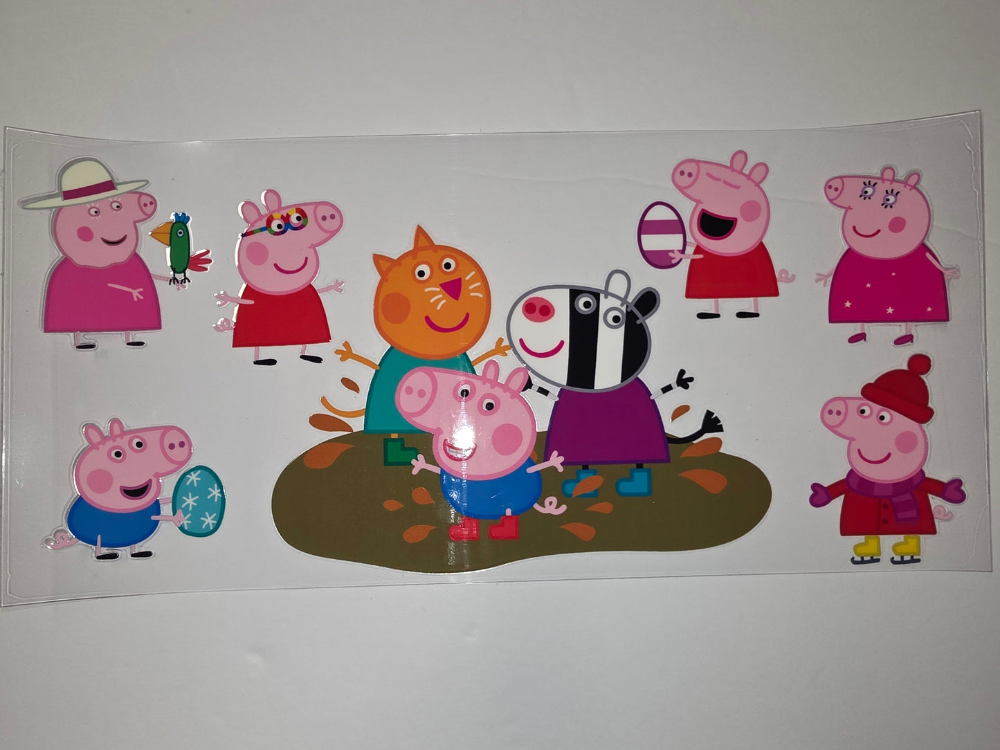 Peppa Pig & Friends Mud Puddle Tumbler Wrap | Cute Cartoon Character Design