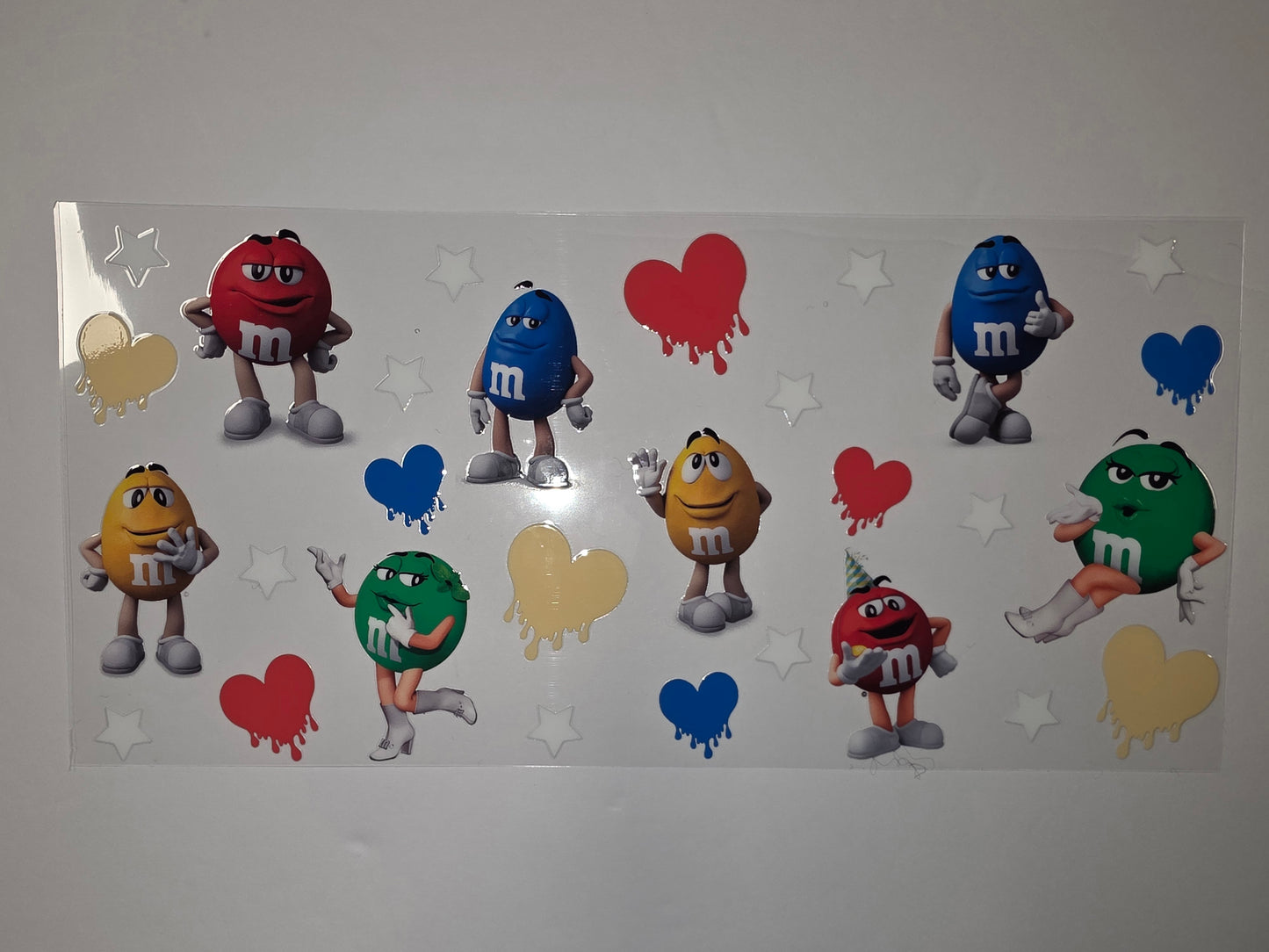 M&M Characters Tumbler Wrap - Fun & Colorful Drinkware Design
