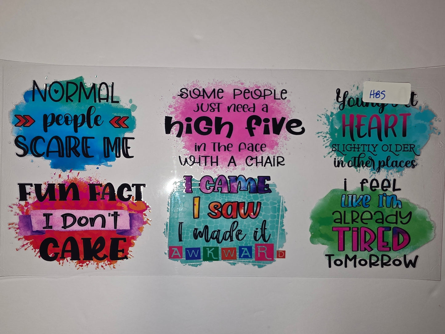 Funny Sarcastic Quotes Tumbler Wraps | Sarcasm, Humor, Attitude Designs | Vibrant Colors