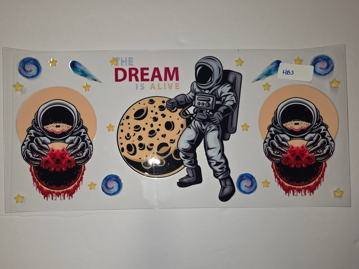 Astronaut Space Dream Tumbler Wrap - Cosmic Adventure Design