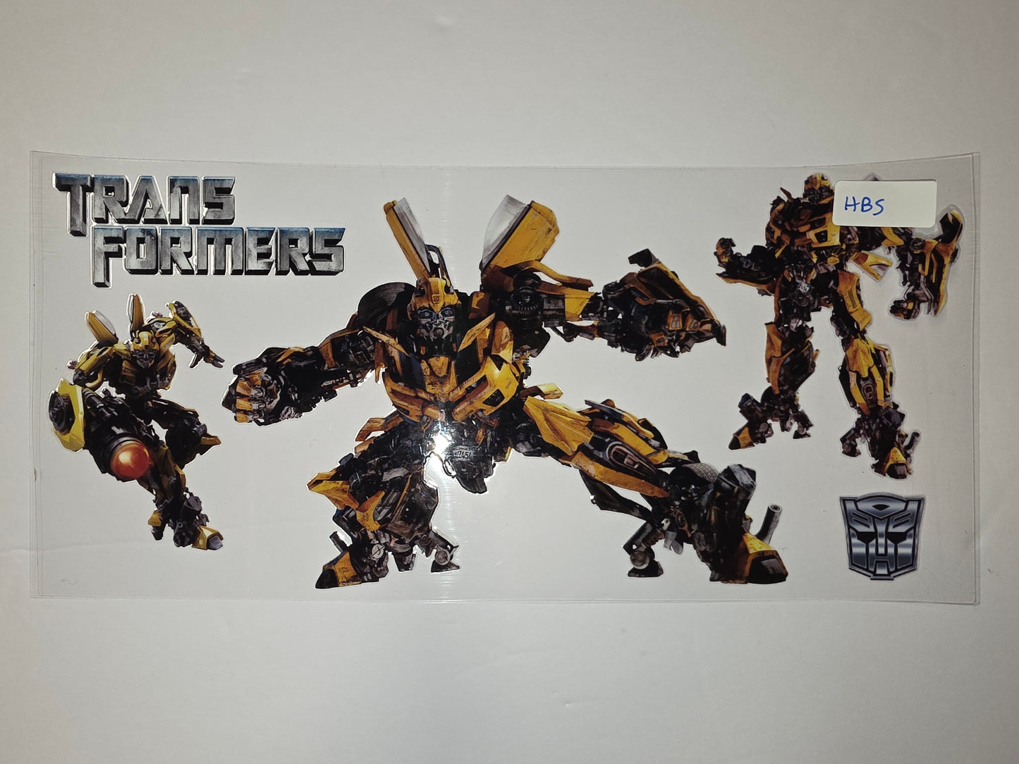 Transformers Bumblebee Yellow Robot Tumbler Wrap - Action Design