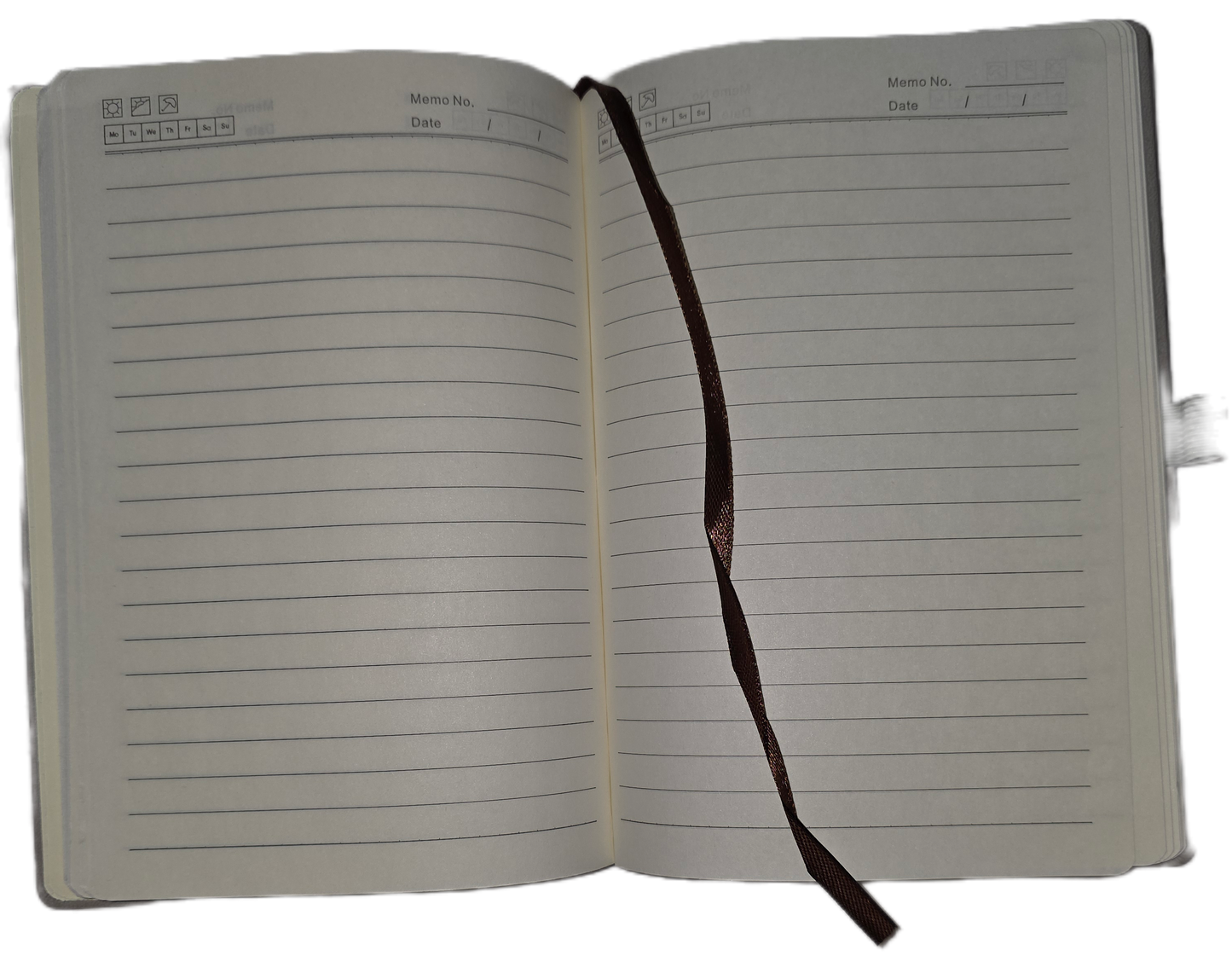 Purple Lips A5 Line Journal Notebook 5.5 x 8.2 inch with Pen Holder