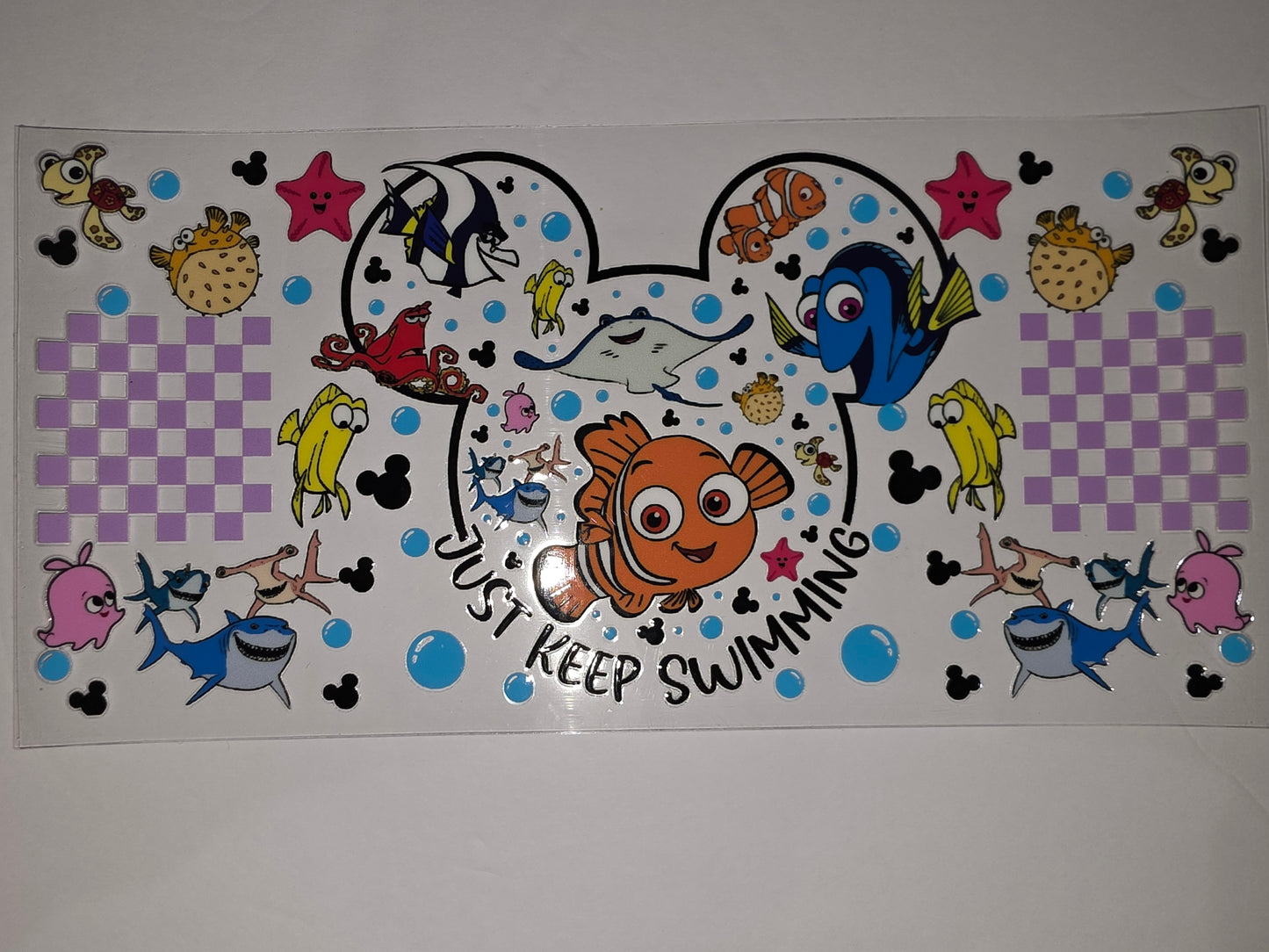 Finding Nemo & Friends Tumbler Wrap | Ocean Life, Disney Characters, Blue & Orange
