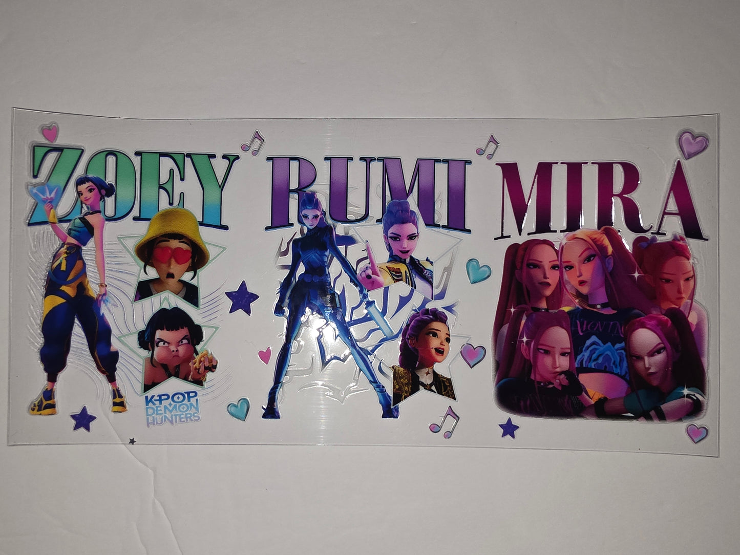K-Pop Demon Hunters Tumbler Wrap - Zoey Rumi Mira - Anime Girl Style