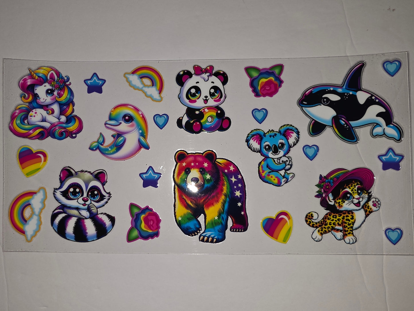 Vibrant Rainbow Animal Tumbler Wraps | Cute Unicorn, Panda, Koala, Orca & More