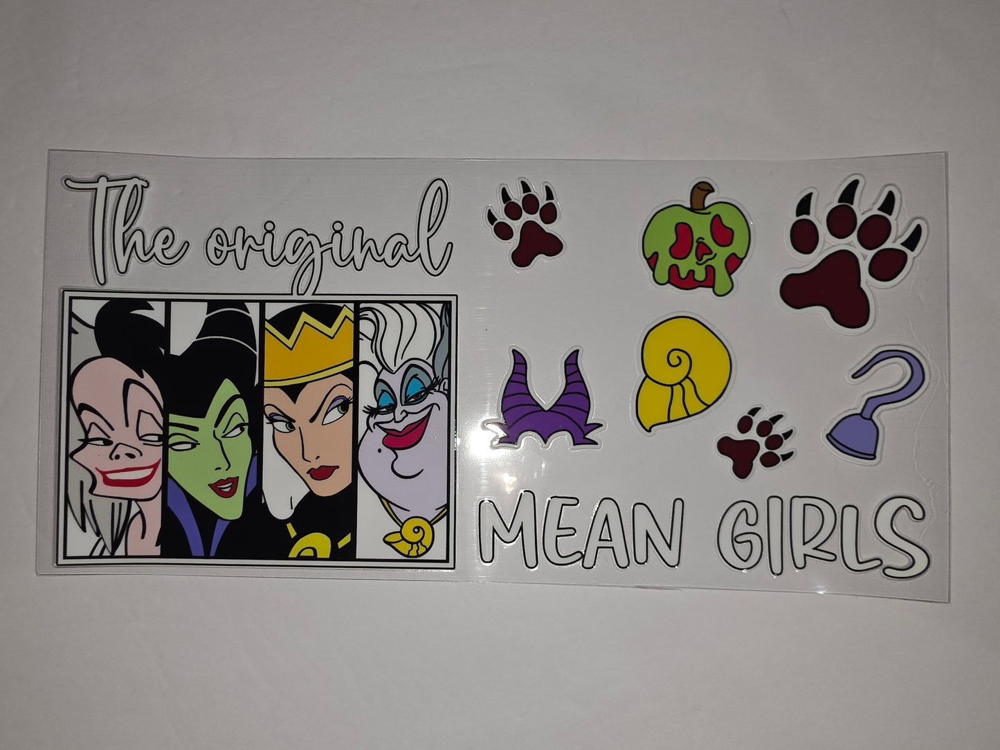 Disney Villains "The Original Mean Girls" Tumbler Wrap - Sublimation Design