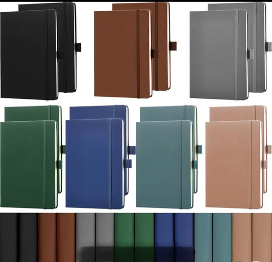 A5 Line Journal Notebook 5.5 x 8.2 inch with Pen Holder