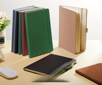A5 Line Journal Notebook 5.5 x 8.2 inch with Pen Holder