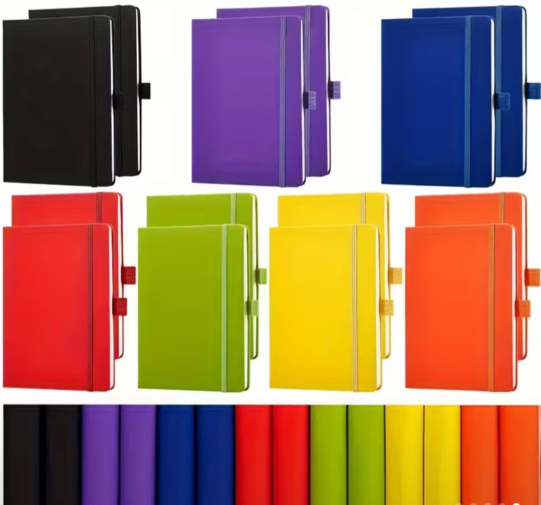 A5 Line Journal Notebook 5.5 x 8.2 inch with Pen Holder