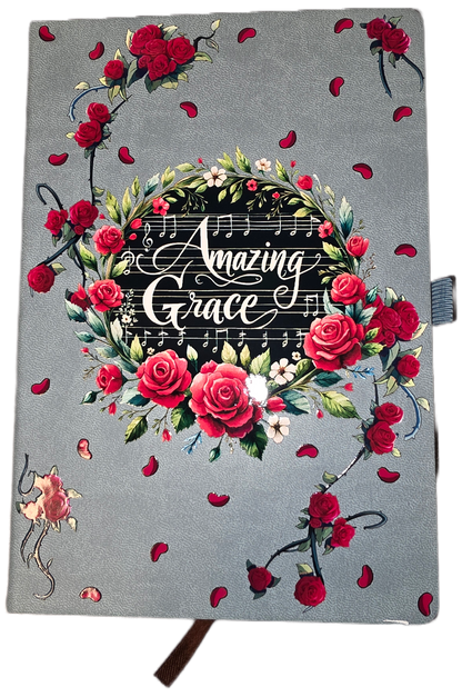 A5 Line Journal Notebook 5.5 x 8.2 inch with Pen Holder