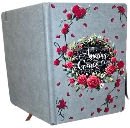 A5 Line Journal Notebook 5.5 x 8.2 inch with Pen Holder