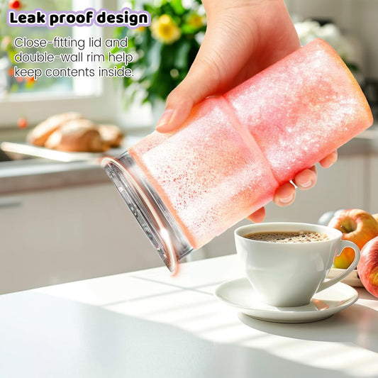 18 oz Snowglobe Tumbler Leakproof