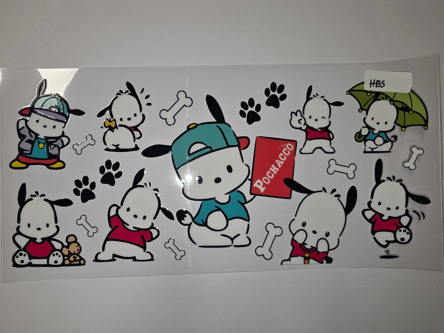 Pochacco Dog Tumbler Wrap - Cute Kawaii Cartoon Dog Design for Cups & Drinkware
