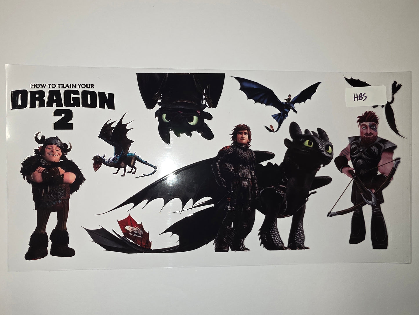 How to Train Your Dragon 2 Tumbler Wrap - Hiccup, Toothless, and Vikings