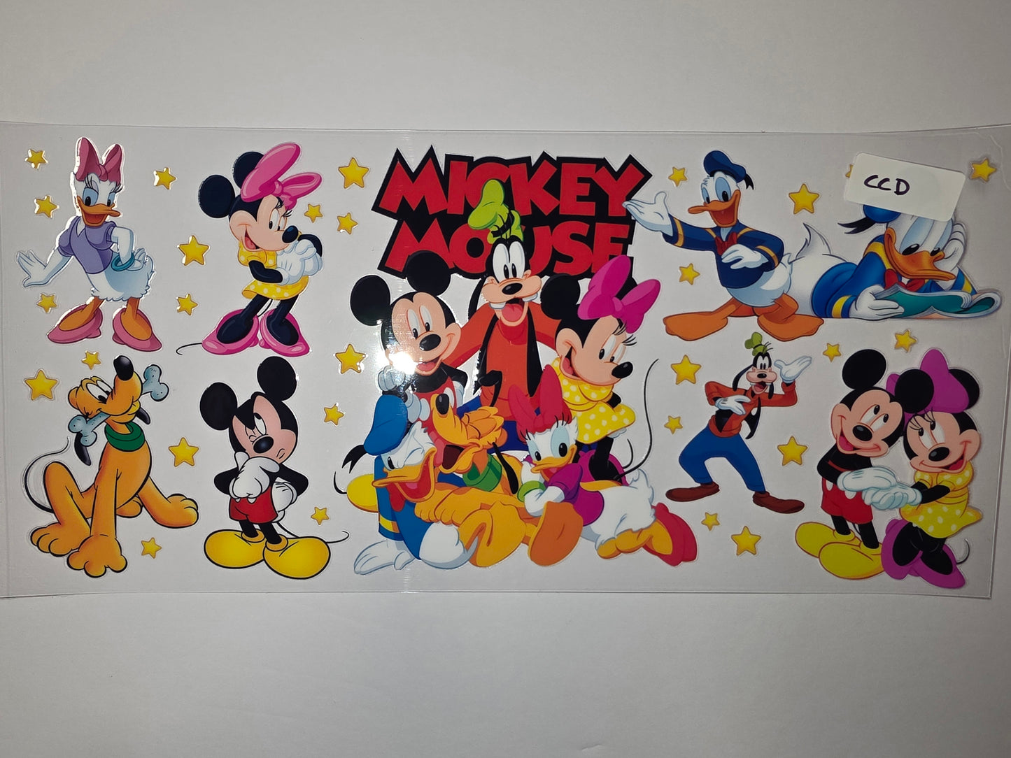 Mickey Mouse and Friends Tumbler Wrap - Classic Characters, Bright Colors, Fun Design