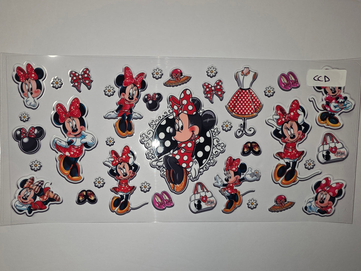 Minnie Mouse Red Polka Dot Tumbler Wrap | Cute Character Drinkware Design