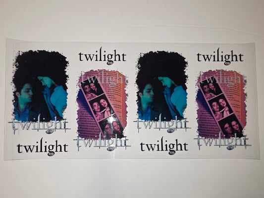 Twilight Movie Inspired Tumbler Wrap | Bella & Edward Design | Gothic Romance
