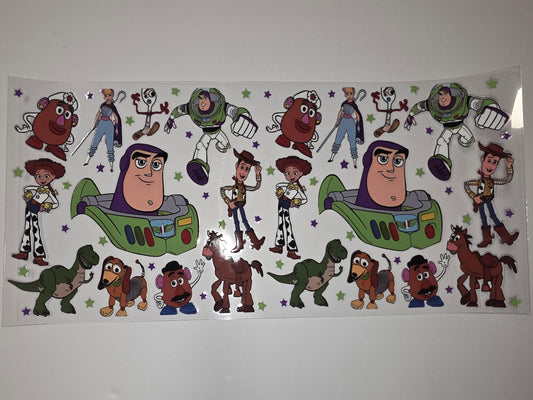 Toy Story Character Tumbler Wrap - Buzz, Woody, Jessie, Rex, Slinky, Bo Peep & More