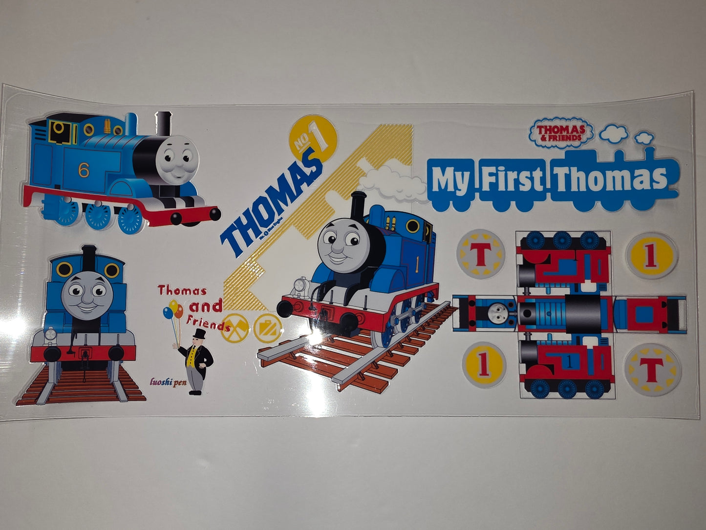 Thomas the Tank Engine "My First Thomas" Tumbler Wrap - Blue, Red, Yellow