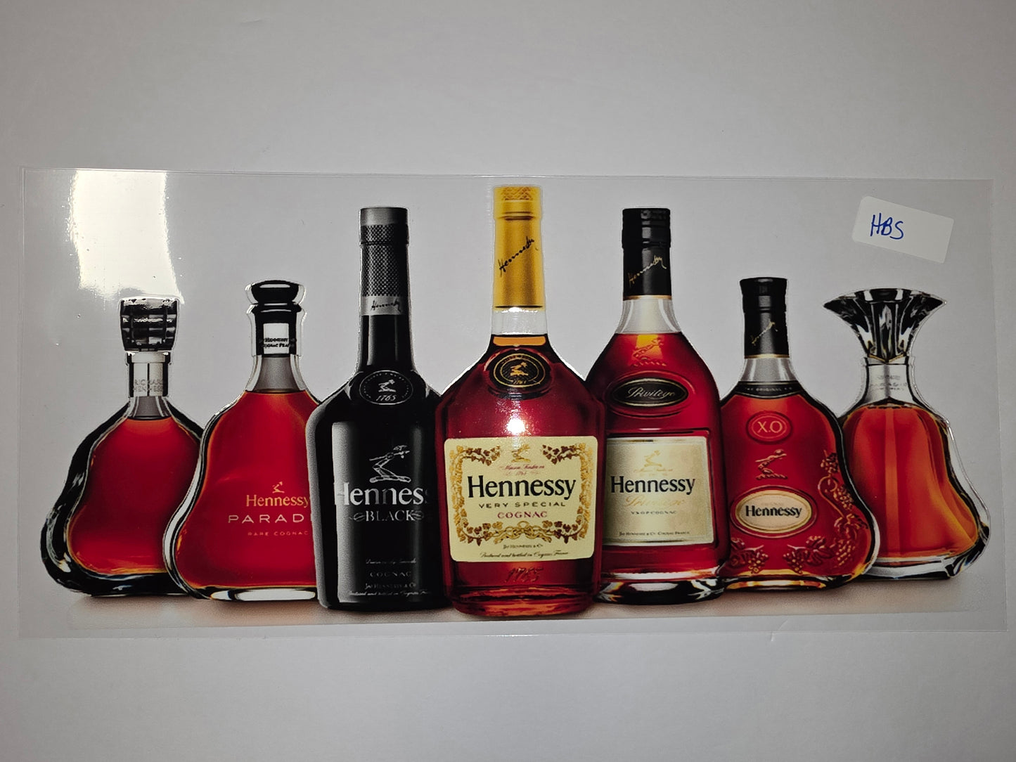 Hennessy Cognac Bottle Collection Tumbler Wrap | Luxury Drinkware Design