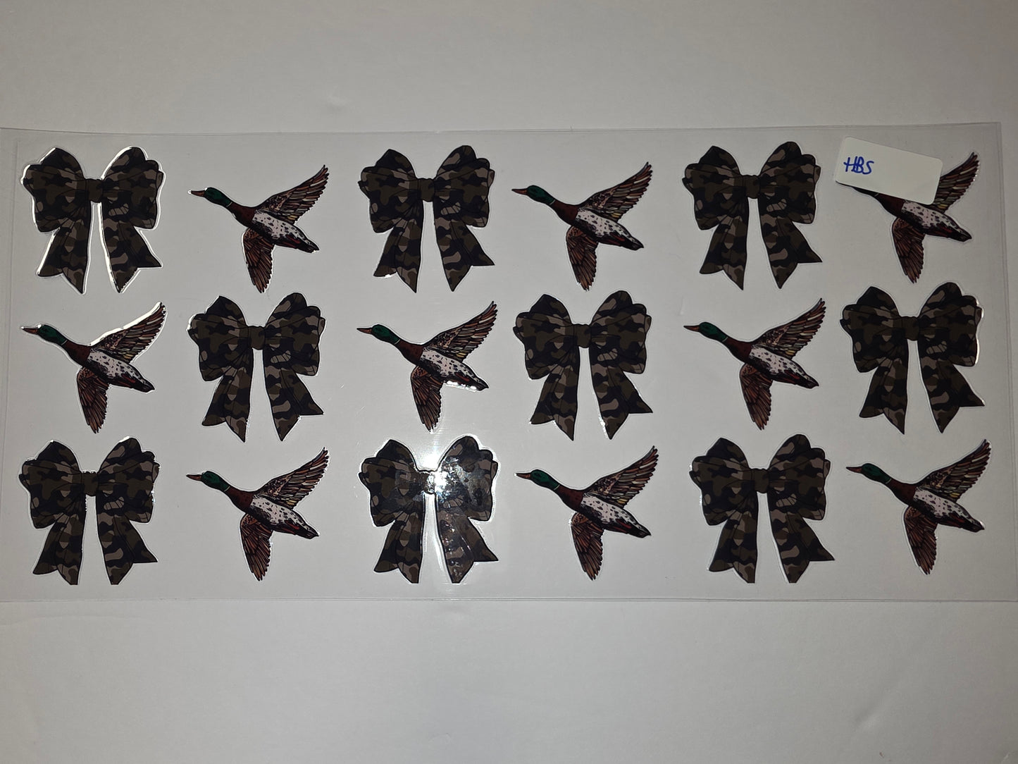 Camouflage Bow & Flying Duck Tumbler Wraps | Hunting & Outdoors Design