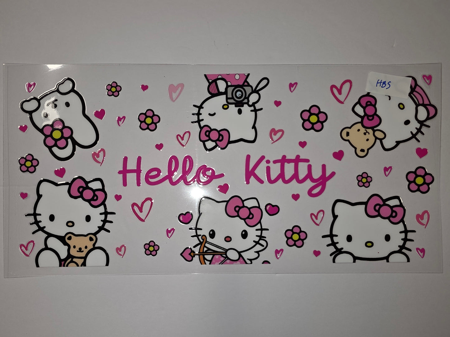 Hello Kitty Pink Bows & Hearts Tumbler Wrap | Cute Kawaii Drinkware Design