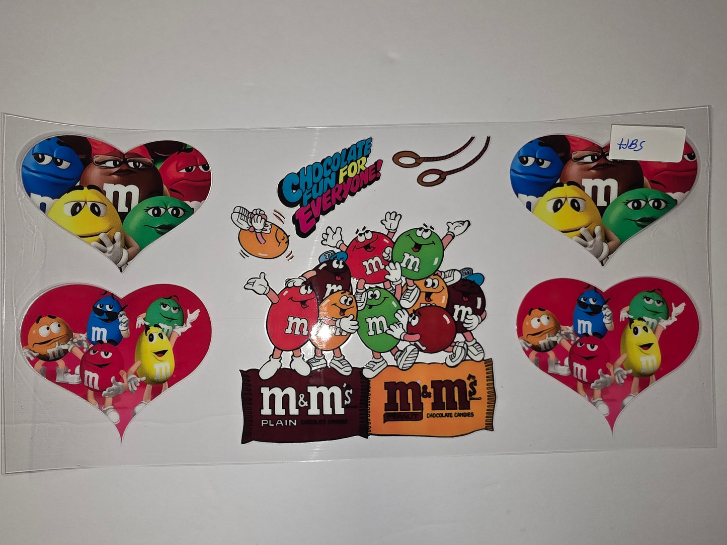 M&M's Characters Tumbler Wrap - Fun & Colorful Candy Design