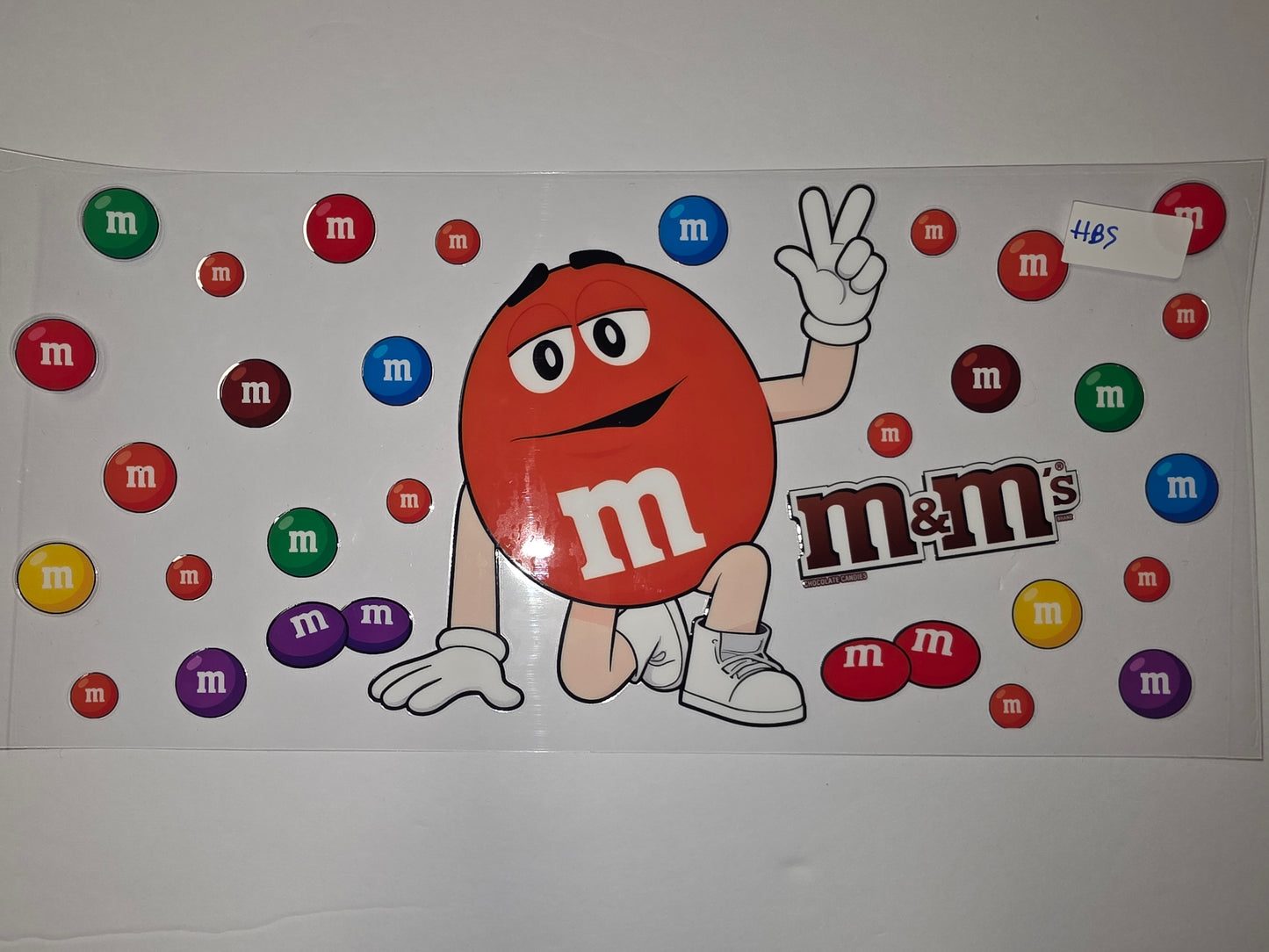 M&M's Character & Candy Tumbler Wrap | Red M&M, Colorful Candies, Fun Drinkware Design