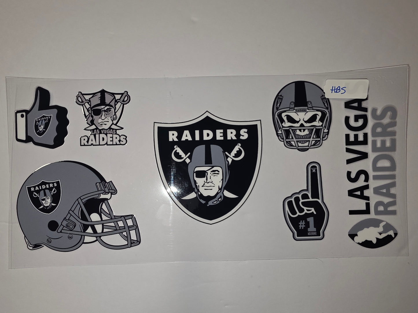 Las Vegas Raiders Tumbler Wrap - Black & Gray Football Fan Gear