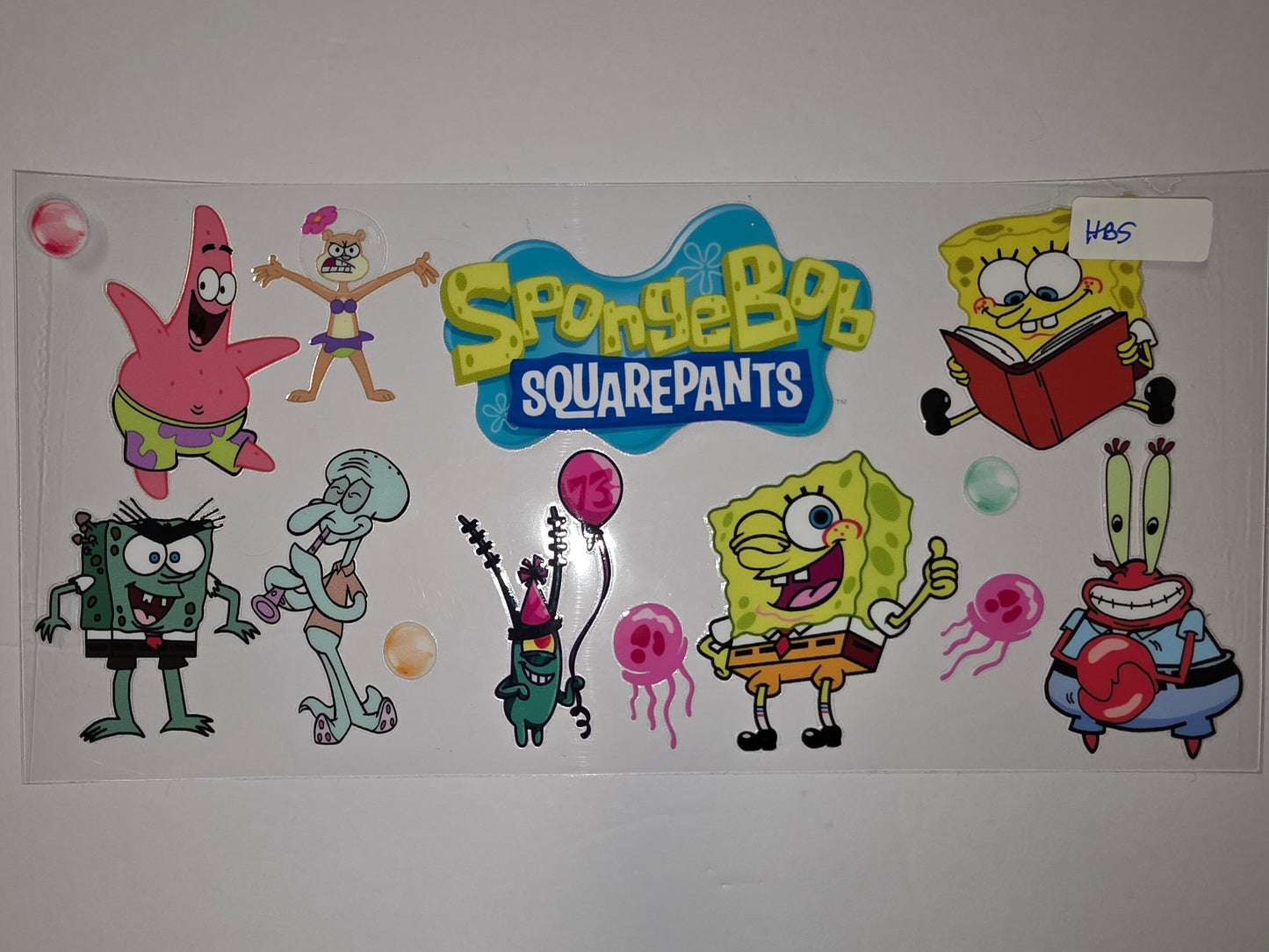 SpongeBob SquarePants Tumbler Wrap - Cartoon Characters, Vibrant Colors, Fun Design