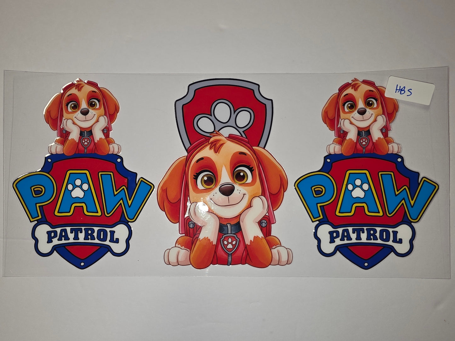 Paw Patrol Skye Tumbler Wrap - Pink, Blue, Red - Cute Dog Character Design