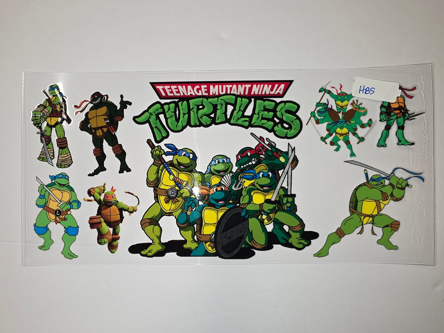 Teenage Mutant Ninja Turtles Tumbler Wrap - Classic Green Heroes Design