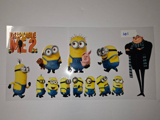Despicable Me 2 Minions & Gru Tumbler Wrap - Yellow, Blue, Black