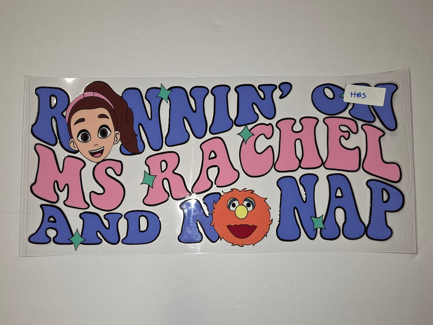 Ms Rachel Tumbler Wrap - Running on Ms Rachel & Nap Design - Pink, Blue, Orange