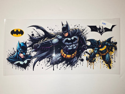 Dynamic Batman Tumbler Wrap - Comic Style, Dark Blue, Black & Yellow