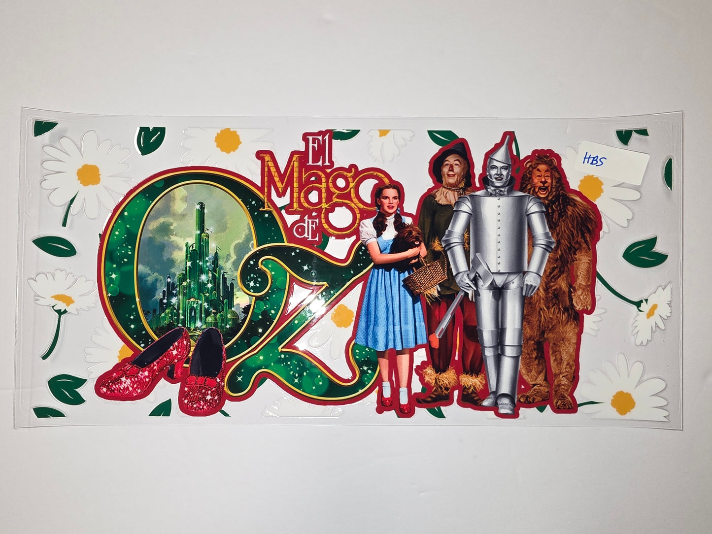 Wizard of Oz El Mago de Oz Tumbler Wrap - Dorothy, Tin Man, Scarecrow, Lion, Emerald City