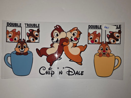 Chip 'n Dale "Double Trouble" Tumbler Wrap - Cute Disney Chipmunk Design