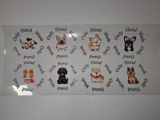 Cute Dog Breed Tumbler Wraps - French Bulldog, Corgi, Shiba Inu & More - Adorable Pet Designs