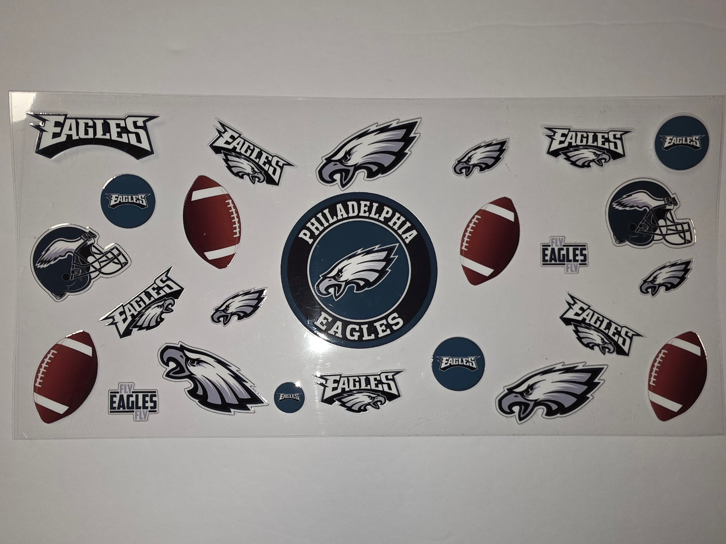 Philadelphia Eagles Football Tumbler Wrap - NFL Fan Gear - Sublimation Design