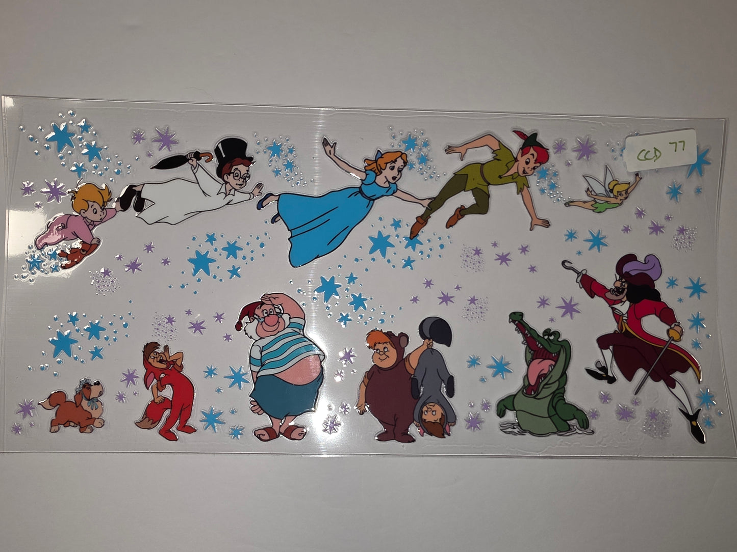 Peter Pan & Friends Tumbler Wrap - Magical Neverland Design with Stars