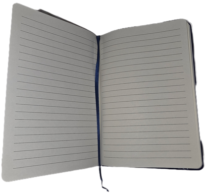 Blue Cow A5 Line Journal Notebook 5.5 x 8.2 inch with Pen Holder