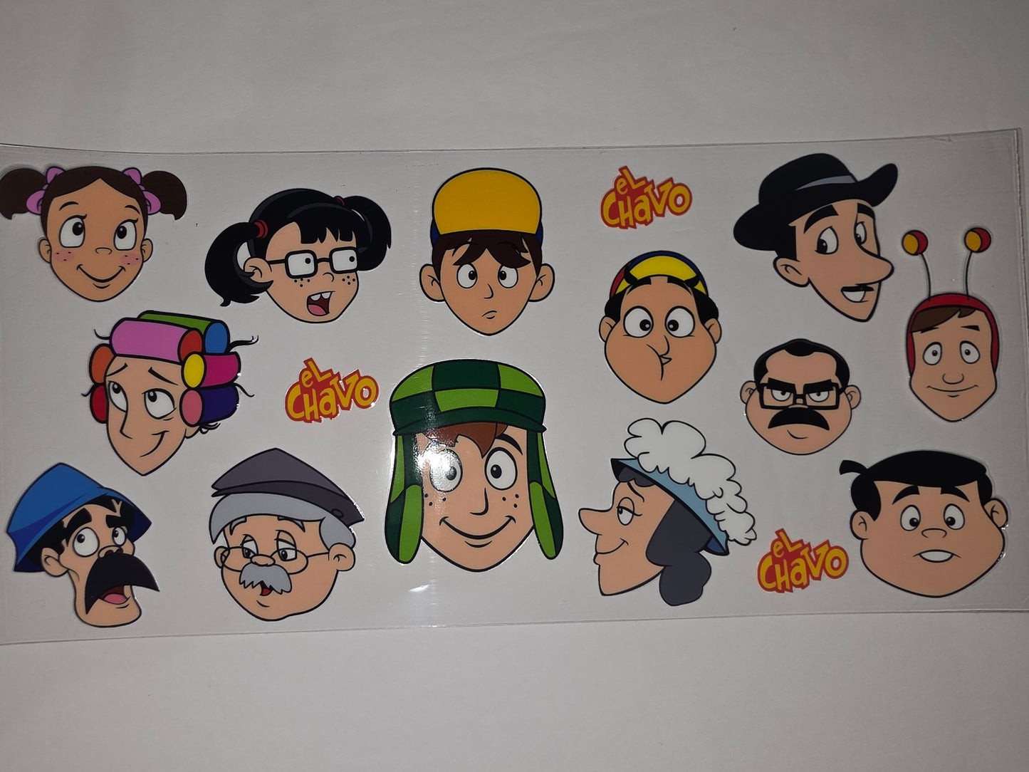 El Chavo del Ocho Character Tumbler Wrap | Cartoon Fan Art Drinkware Design