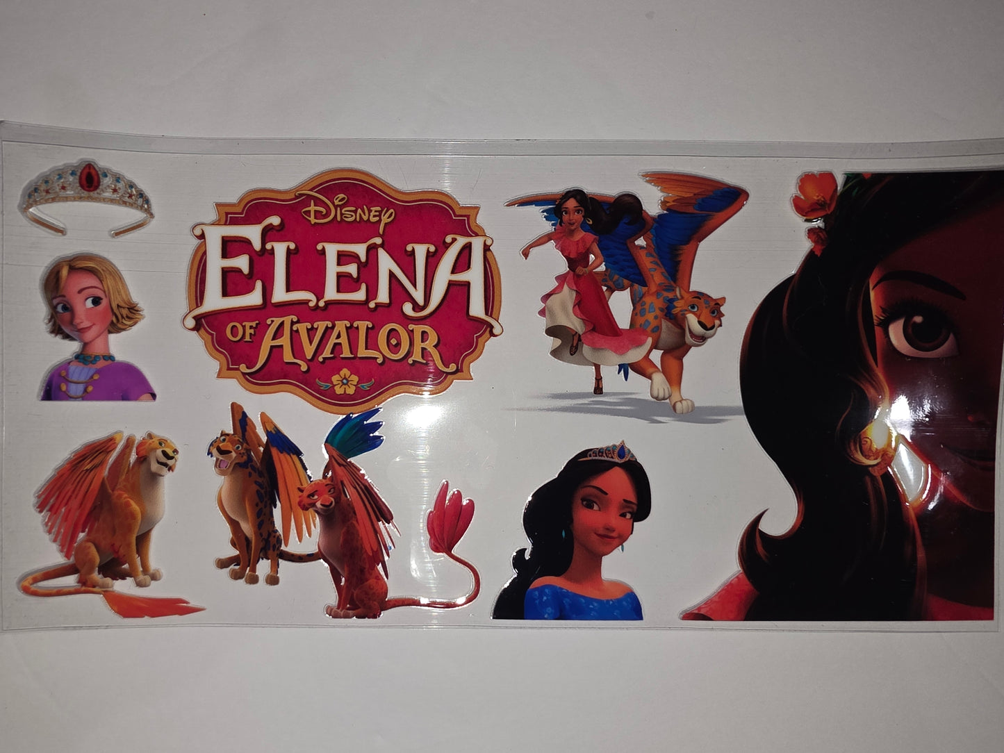 Elena of Avalor Tumbler Wrap - Disney Princess Design with Magical Creatures