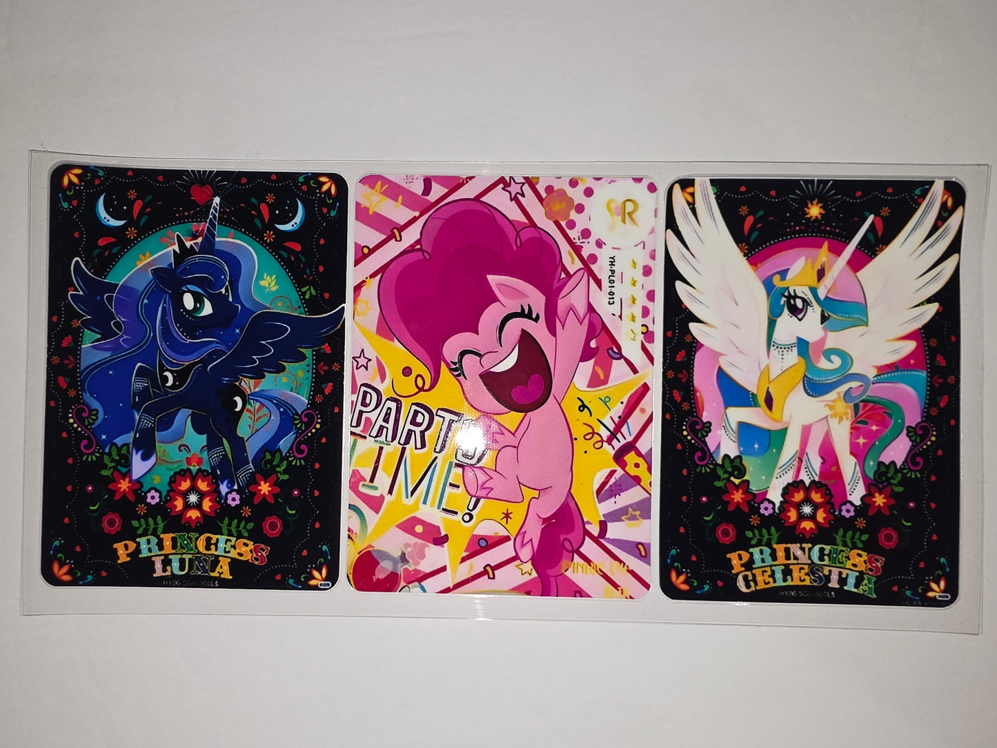 My Little Pony Princess Luna, Celestia & Pinkie Pie Tumbler Wraps - Vibrant & Magical Designs