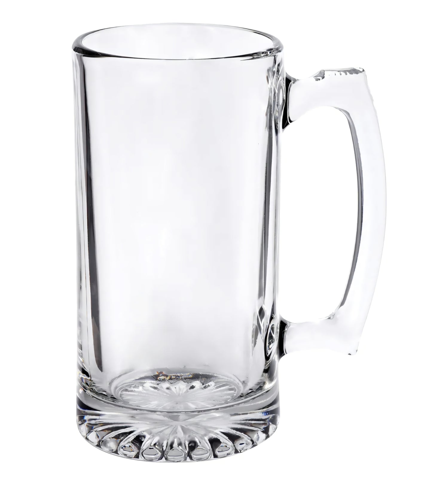 26 oz Large Clear Glass Beer Stein